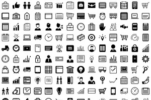 Business Icon Bundle SVG, an Icon by IconValue