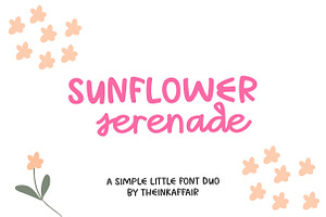 Summer Serenade Font Duo