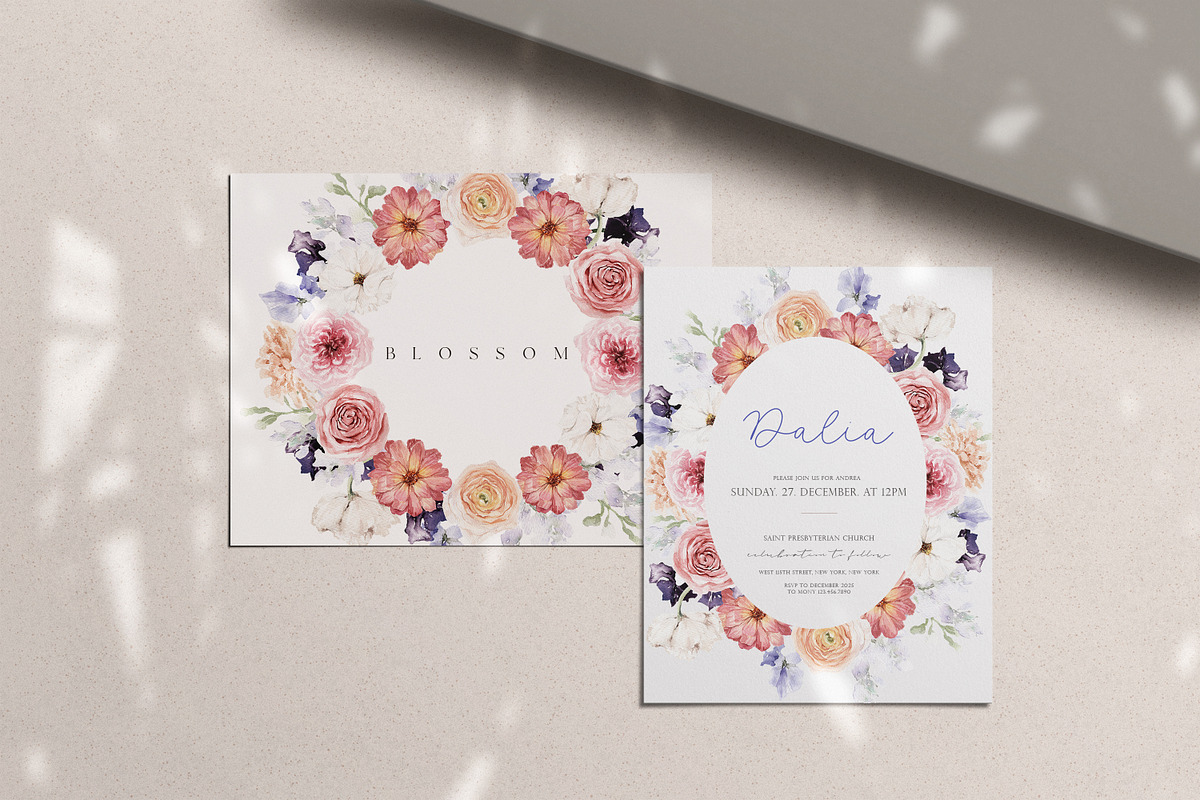 Watercolor Flower - Calm Blossom, a Decorative Illustration by Beigetime (Photo 12 of 16)