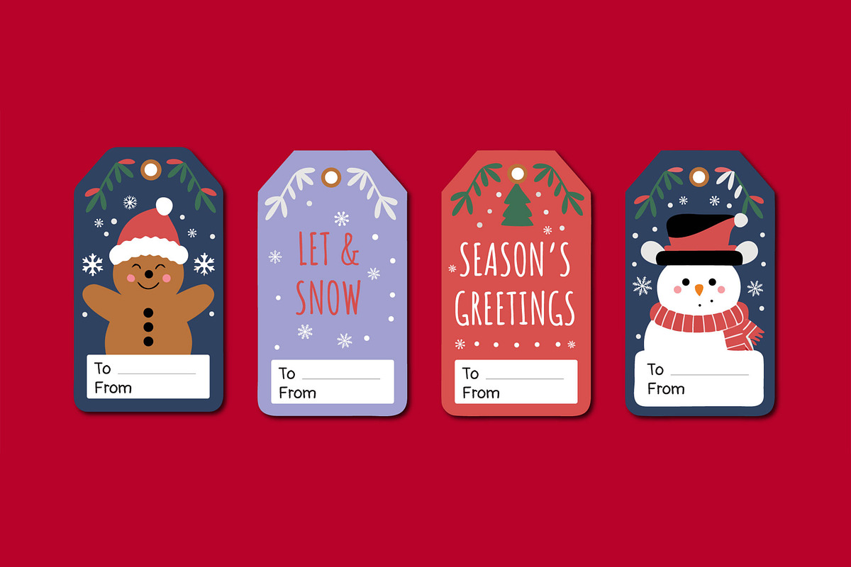 Christmas Gift Tag, a Stationery Template by MightyDesign (Photo 4 of 7)
