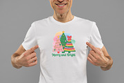 Brushstroke Christmas Tree PNG Merry, an Illustration by Daily.Designs (Thumbnail 2 of 5)