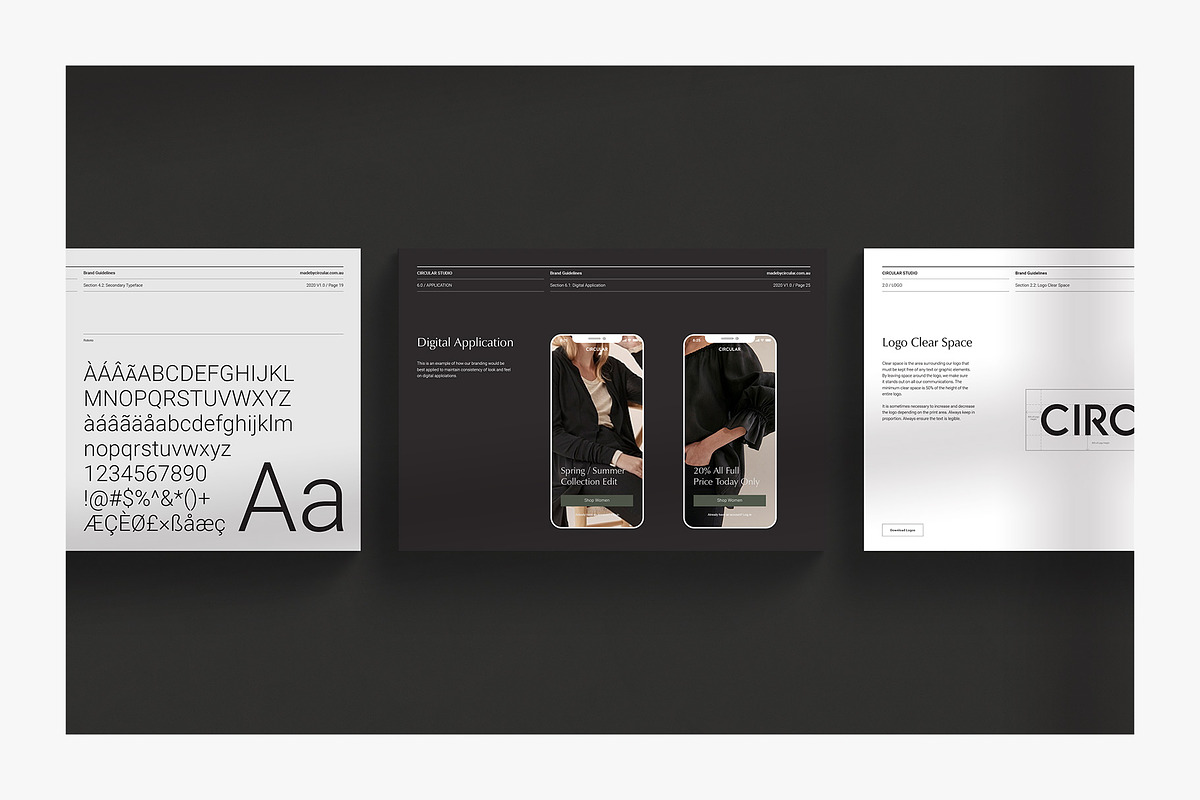 ODESSA / Brand Guidelines, a Presentation Template by Circular (Photo 16 of 20)