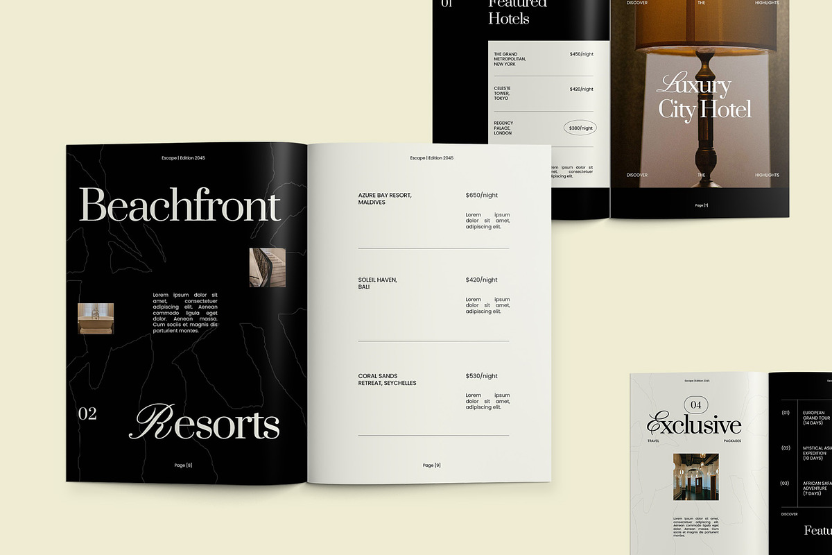 Hotel & Travel Brochure Template, a Brochure Template by fakhroo (Photo 9 of 9)