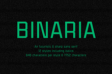 Binaria Font Family