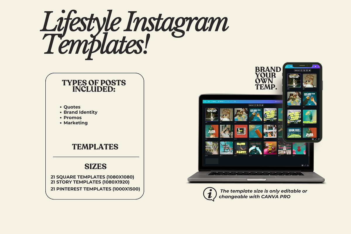 Aesthetic Social Media Template, a Templates & Theme by BYOTstudios (Photo 3 of 10)