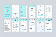 Mobile App UI Kit, a Templates & Theme by alexdndz (Thumbnail 17 of 21)