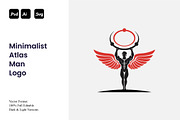 Minimalist Atlas Man Logo, a Branding & Logo Template by Luxury Logos (Thumbnail 1 of 4)