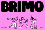 Brimo - Bold Display Rounded Font, a Sans Serif Font by Pekotype (Thumbnail 1 of 15)