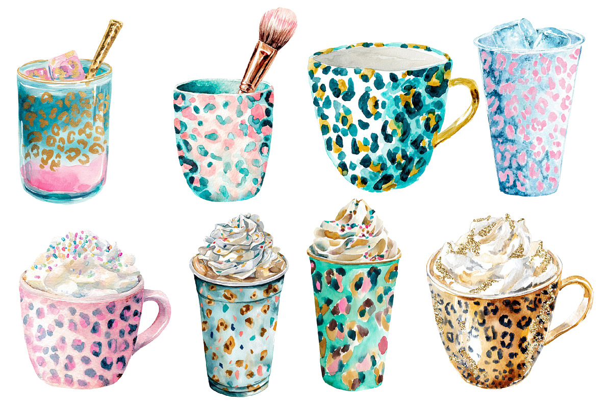 Brushstrokes New Year Coffee Cup, an Illustration by Designworld (Photo 5 of 5)