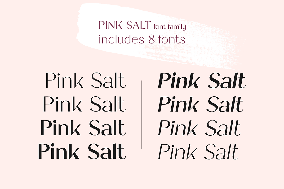 Pink Salt, a Sans Serif Font by Almond Type (Photo 4 of 15)