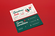 Christmas Sale Voucher, a Card Template by graphicook (Thumbnail 2 of 3)