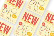 New Collection Beads Charm - Flyer, a Brochure Template by Izdihaar_Studio (Thumbnail 3 of 4)