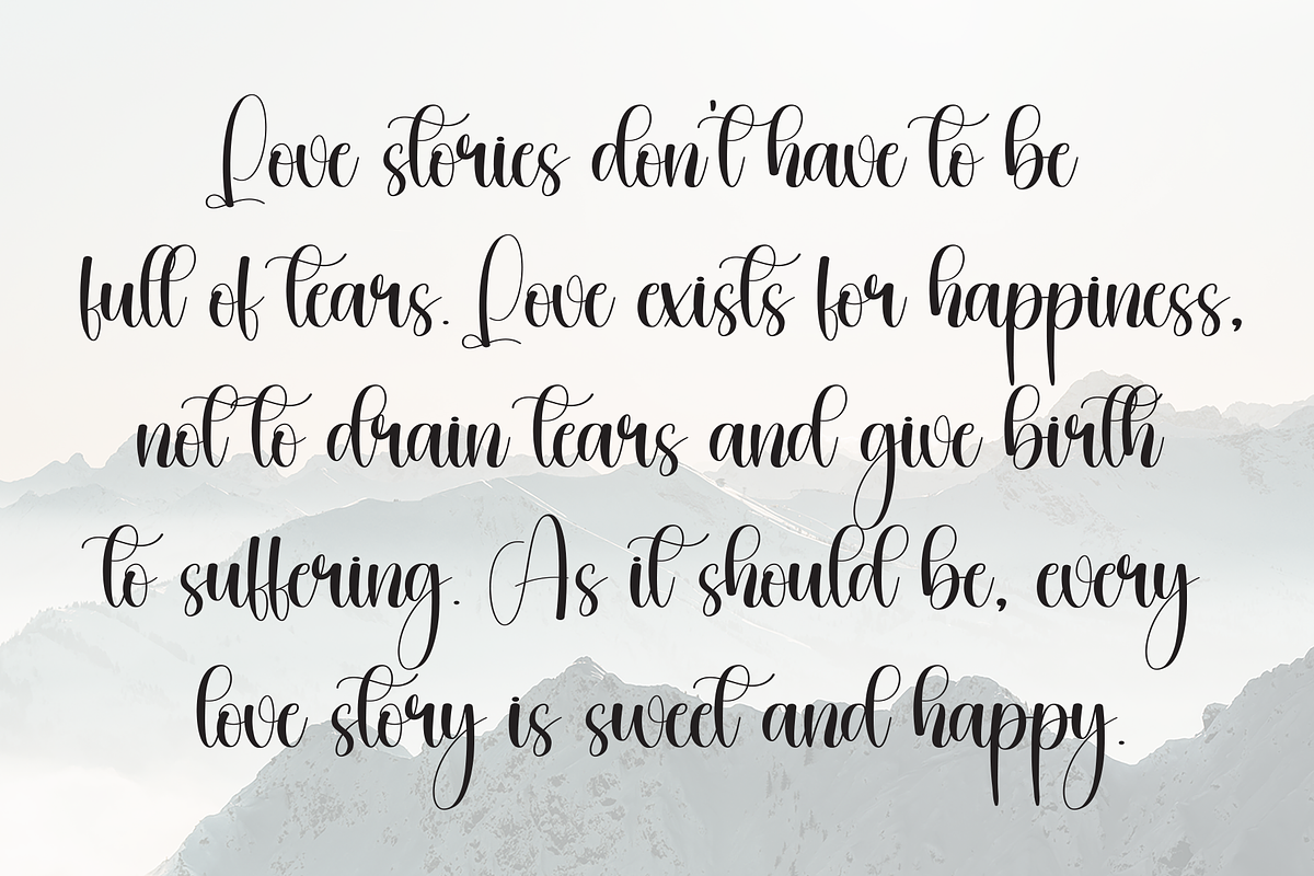 Messybun | Script Font, a Handwritten Font by Scratchones (Photo 6 of 9)