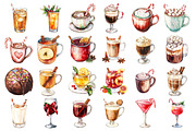 Christmas Drinks Sublimation Clipart, an Illustration by Daily.Designs (Thumbnail 2 of 3)