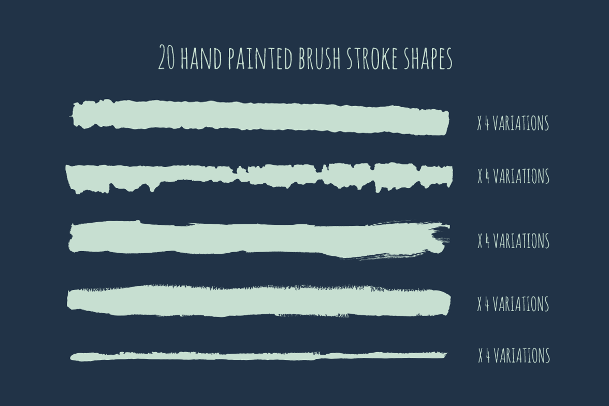Grunge Border Edges - Hand Painted preview 5