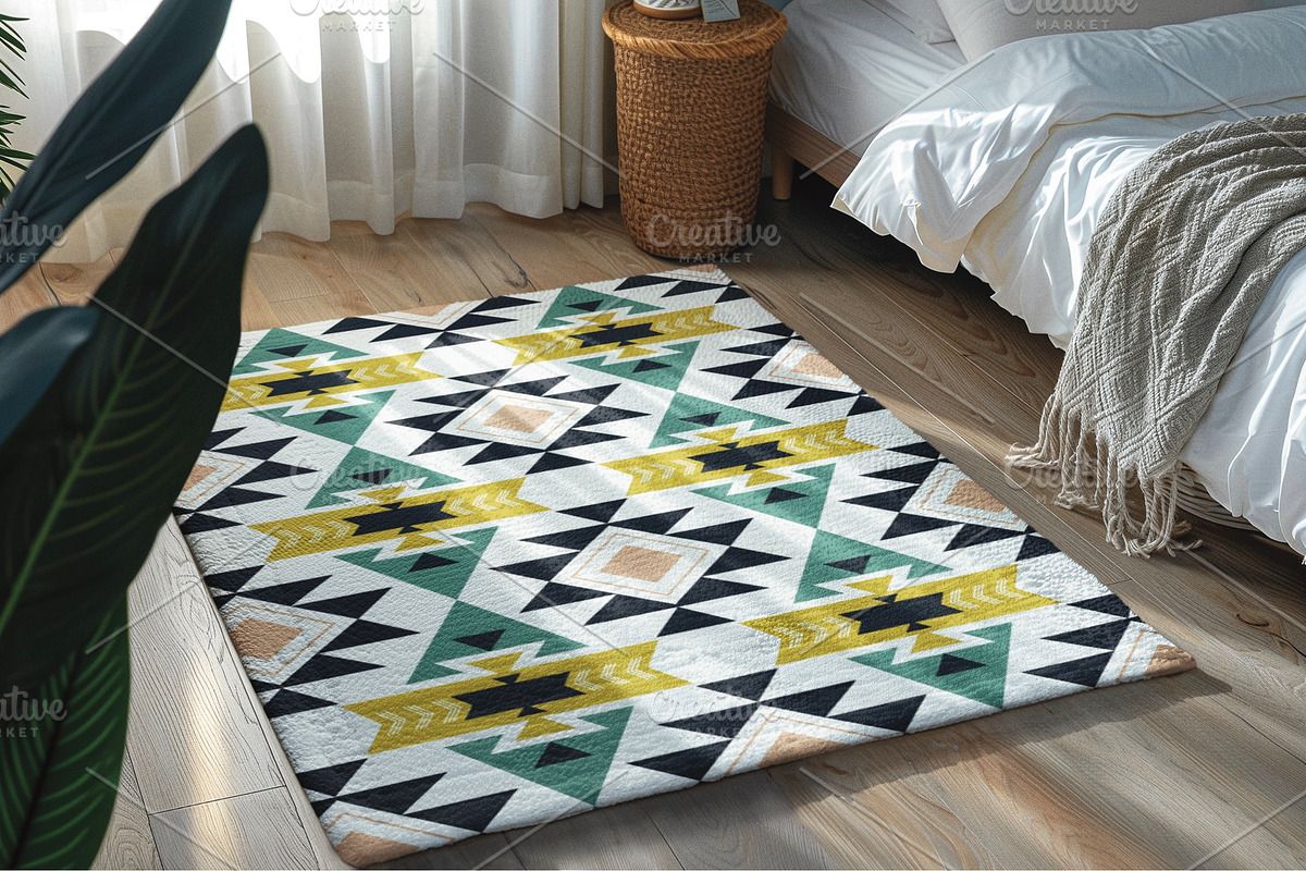 Southwestern Quilt Blankets Pattern, a Pattern Graphic by PPEthnicDecorPattern (Photo 5 of 10)