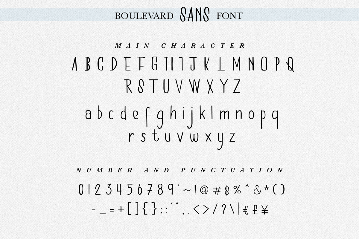 Boulevard - Handwritten Font Duo, a Script Font by endita (Photo 14 of 16)
