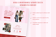 UGC Portfolio Canva Website Template, a Landing Page Template by GlamWebDesigns (Thumbnail 3 of 8)
