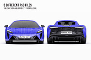 Hybrid Supercar Sport Coupe Set, an Advertising Mockup by Halal Graphic Studio (Thumbnail 8 of 12)