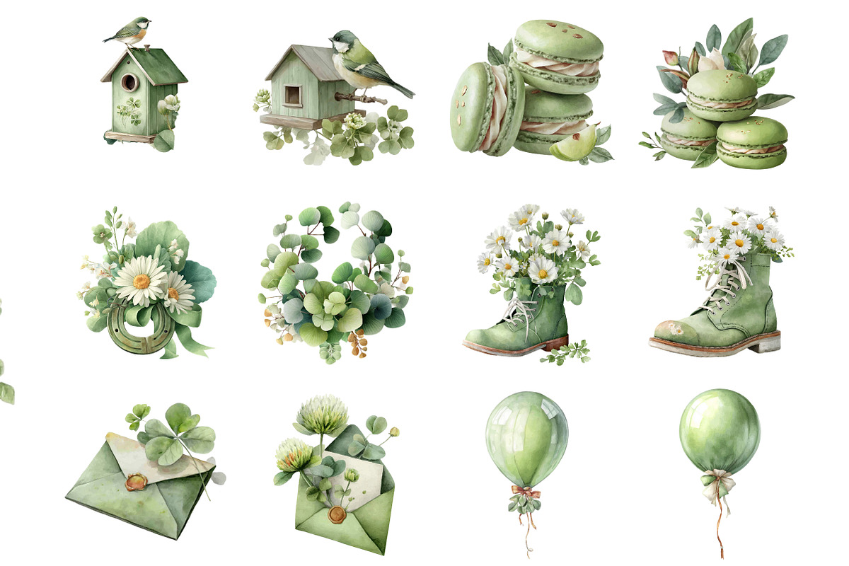 St-patricks Day Clipart Bundle, an Illustration by DreamArtGraphic (Photo 2 of 5)