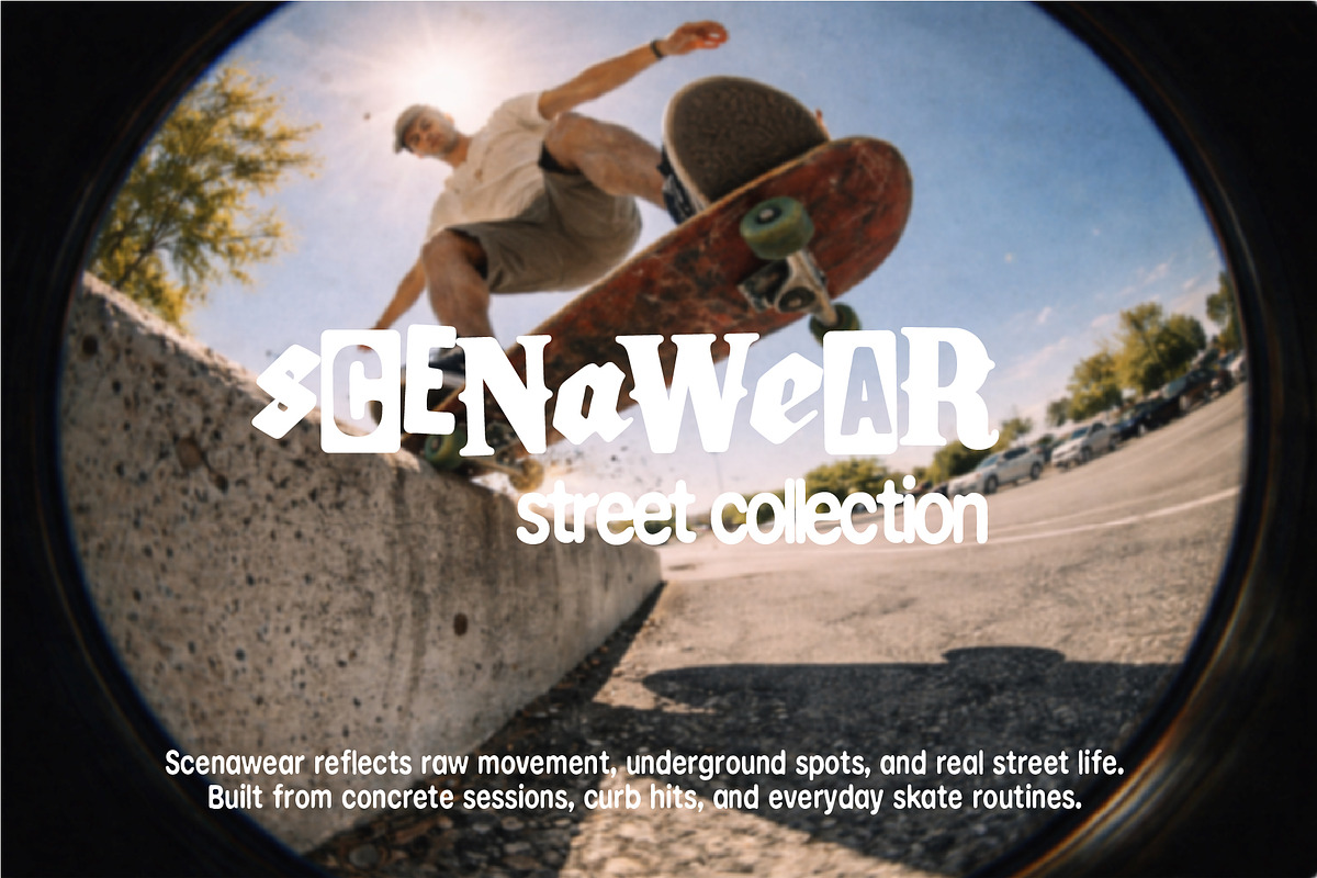 Authentic Streetwear - Font Bundle, a Blackletter Font by Edignwn Type (Photo 6 of 11)