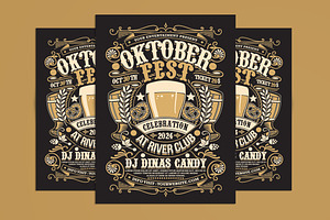 Oktoberfest Event Flyer Template, a Flyer Template by Muhamad Iqbal hidayat