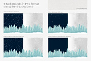 Winter forest landscape, a Texture Illustration by LeiaSW (Thumbnail 3 of 4)