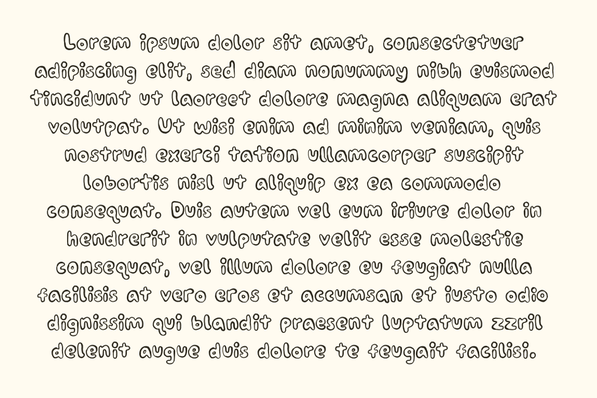 Wonderful Outlines - Painted Font, a Font by Studio Funshop by Kelli (Photo 11 of 11)