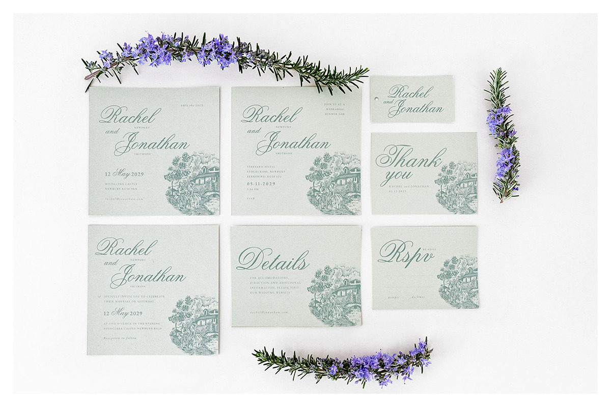 Roman épistolaire Wedding Suite, an Invitation Template by volume 1 visual design (Photo 24 of 28)