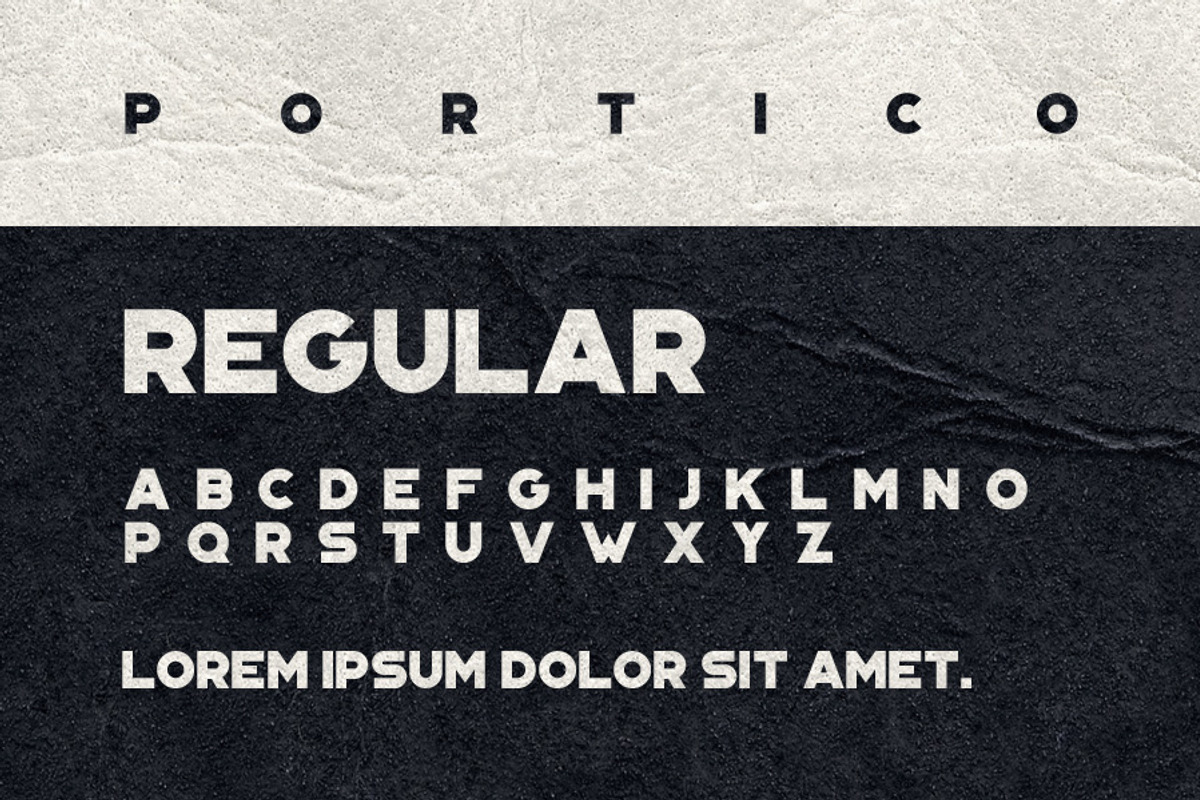 Portico Typeface, a Sans Serif Font by Tugcu Design Co. (Photo 12 of 12)