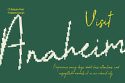 CS Galysia Pixel, a Script Font by Craft Supply Co. (Thumbnail 5 of 8)