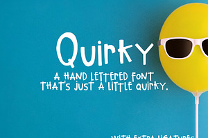 Quirky Hand-lettered Font