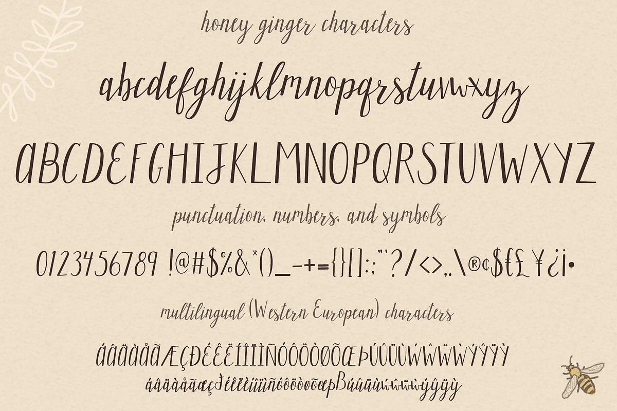 Honey Ginger Handwritten Font, a Script Font by Kellie Jayne Studio (Photo 11 of 11)