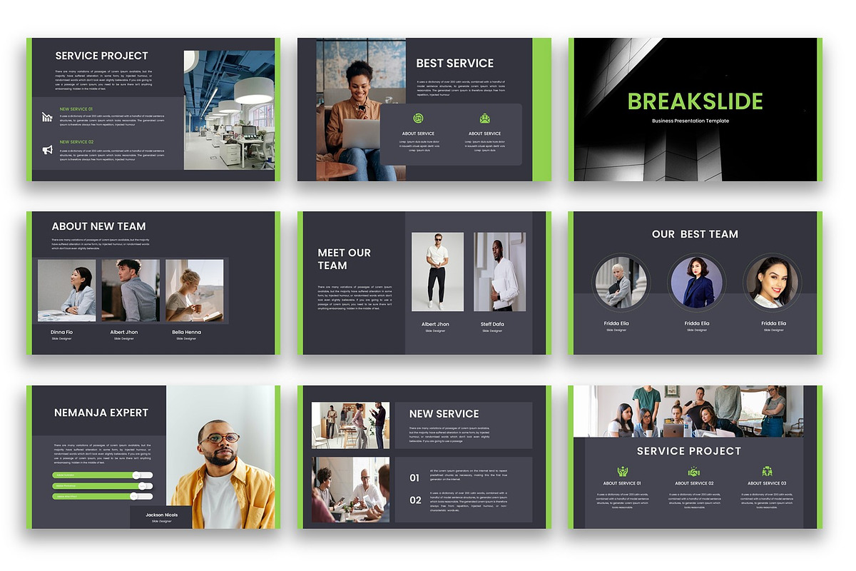 Nemanja – Business Google Slide, a Presentation Template by kreatifreya (Photo 3 of 5)