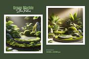 20 Green Marble Stone Podium Bundle, a Background Photo by zahidhossainalif (Thumbnail 6 of 11)