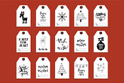 Christmas cards and tags, a Decorative Illustration by Lena Kedrova (Thumbnail 2 of 7)