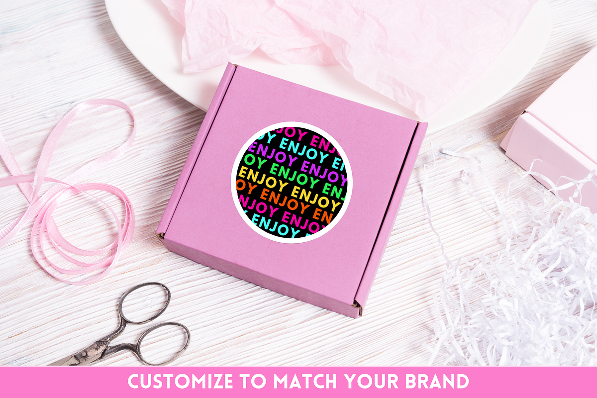 Neon Shipping Sticker Templates, a Marketing Template by SunshineStudioBoutique (Photo 8 of 10)