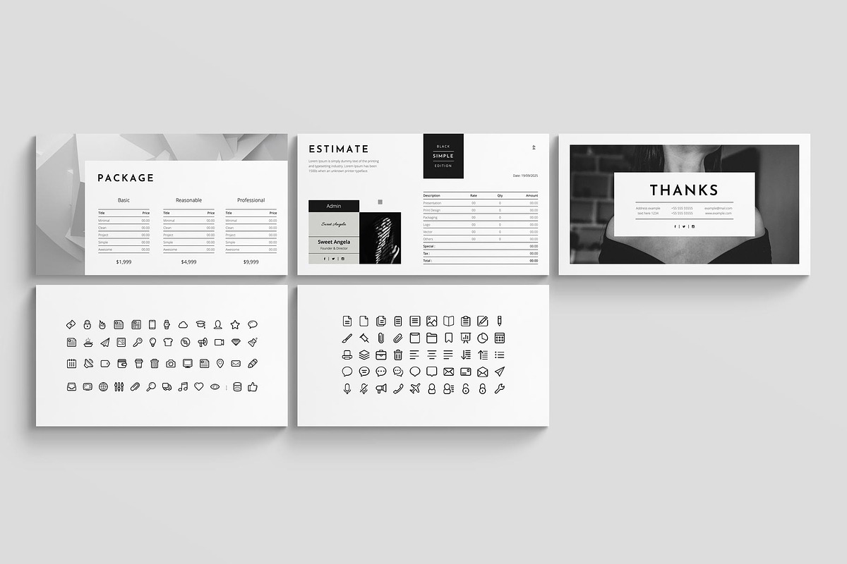 Strategy Presentation Template, a Presentation Template by E-Type (Photo 10 of 10)