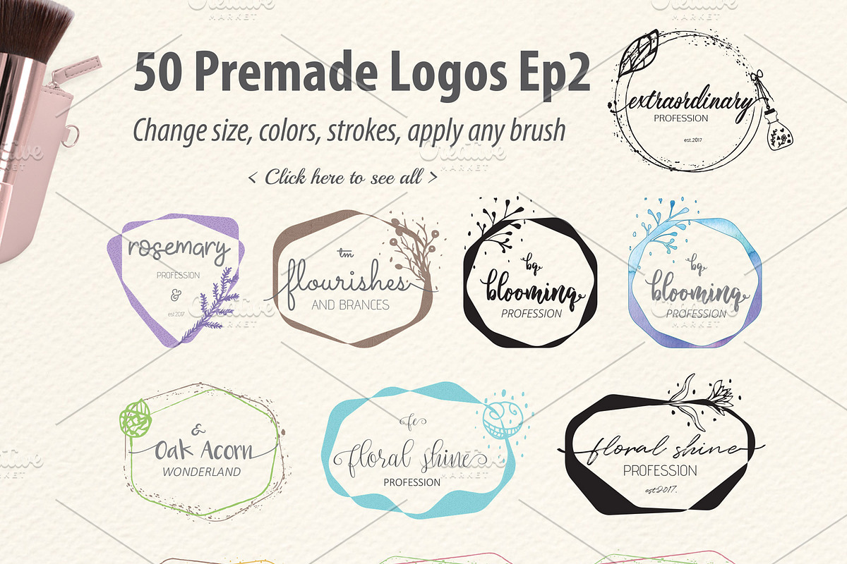 Artistic Logo Branding Toolkit Piva, a Branding & Logo Template by joyologo (Photo 5 of 16)