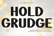 Hold Grudge, a Script Font by InermediaSTUDIO (Thumbnail 1 of 8)