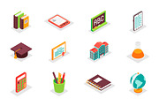 Isometric Icons Pack, a Duotone Icon by alexdndz (Thumbnail 7 of 21)