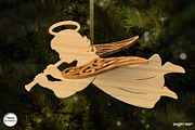 3D Christmas Angels Ornament Bundle, a Decorative Illustration by svgocean (Thumbnail 12 of 20)