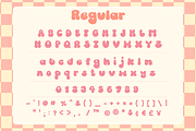 Retro Flower Display Font + Bonus, a Handwritten Font by Babymimiart (Thumbnail 7 of 10)