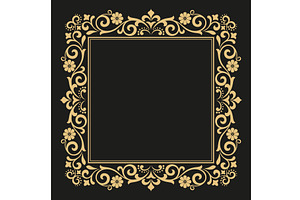 Decorative line art frames for, a Decorative Illustration by RODINA