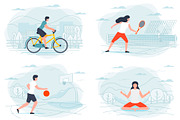 Summer Activities Illustrations Set, a Healthcare Illustration by Tashal (Thumbnail 7 of 8)
