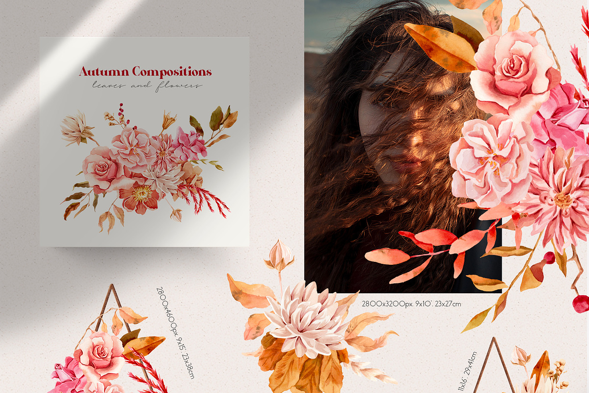 Bright Autumn Watercolor Clipart, an Illustration by Julia M. Watercolor (Photo 4 of 12)
