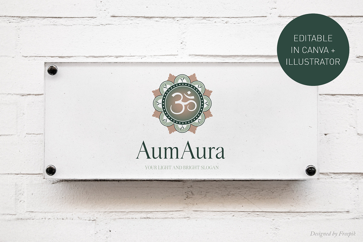 Spiritual Logo Template | Canva & AI preview 2