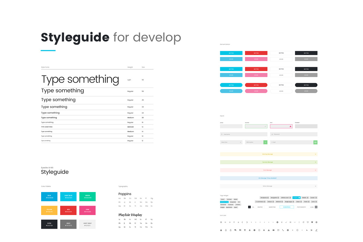 Multi-Prupose Sketch Template UI Kit, an UI Kit Template by App for Mobile & Website (Photo 5 of 21)
