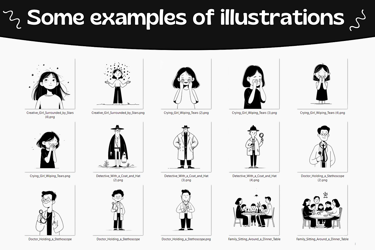 450 Notion Style People Illustration, a Person Illustration by DaisyStudio (Photo 3 of 10)