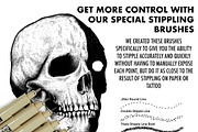 Stipple Brushes For Procreate, a Brush Add-On by Nuclear Brushes (Thumbnail 6 of 10)